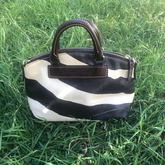 Dooney & Bourke Florentine Vacchetta Zebra - Picture 1 of 11